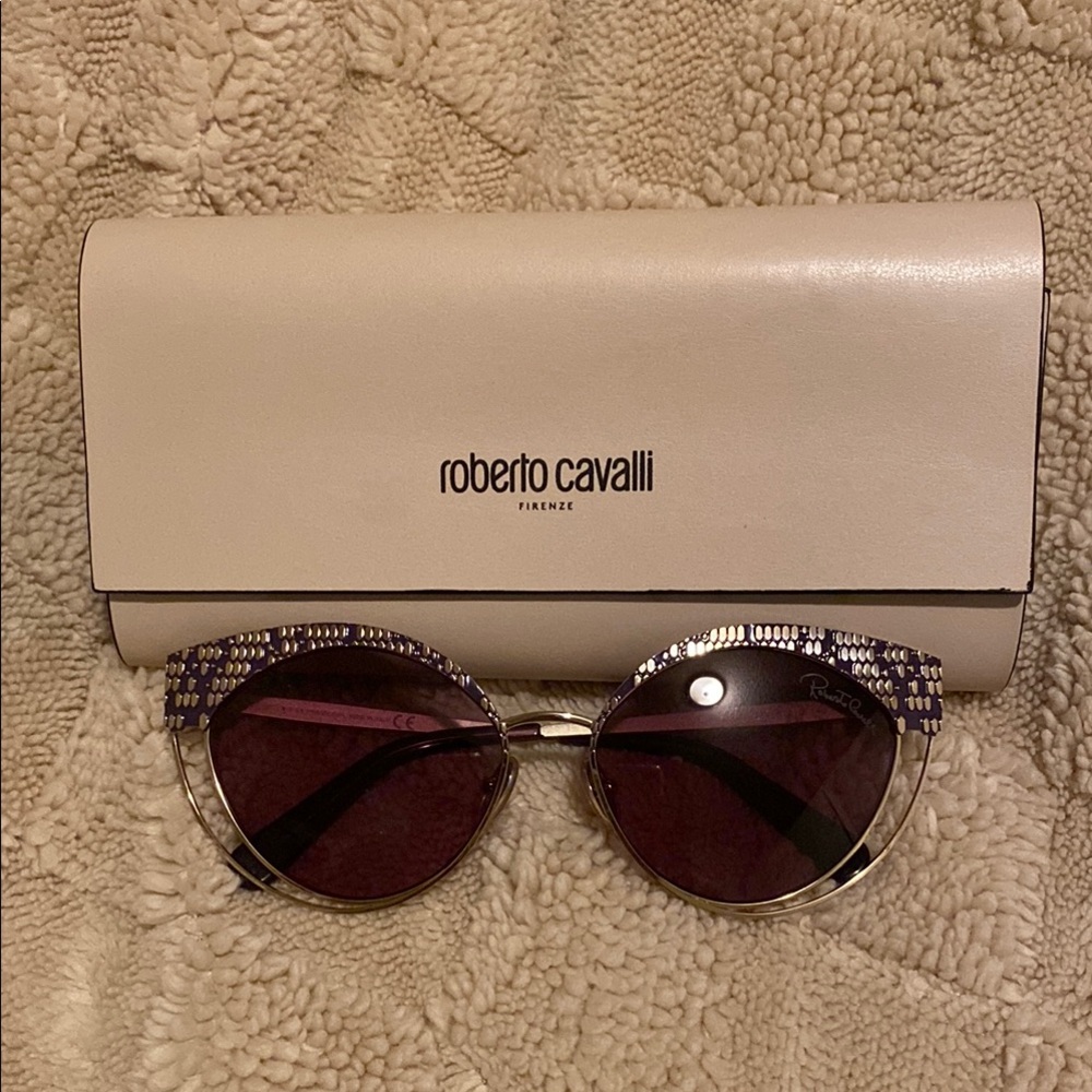 Roberto Cavalli Purple Sunglasses